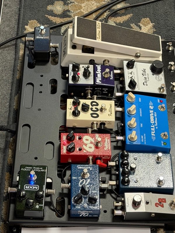 Bill Bressette's guitar pedalboard
